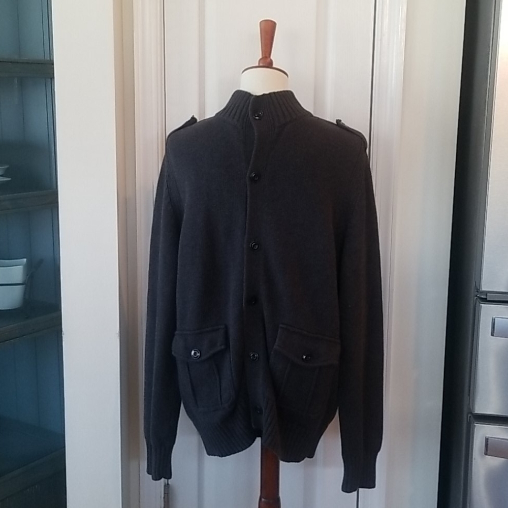 Converse Men's Button Up Sweater